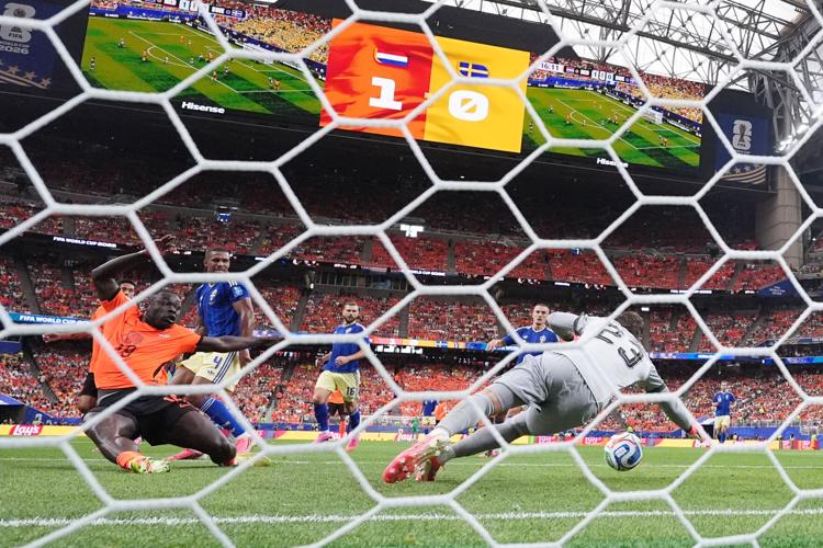 APTOPIX Sweden Netherlands WCup Soccer