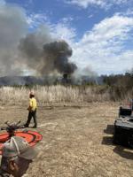 Controlled Burn Underway near Delmar