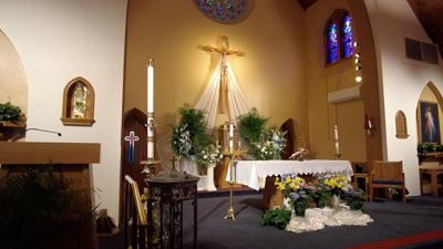 Inside St. Edmond Catholic Church