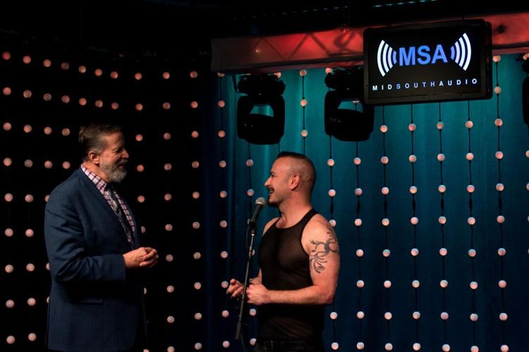 Jimmy with Terry Barber on the Mid South Audio Stage