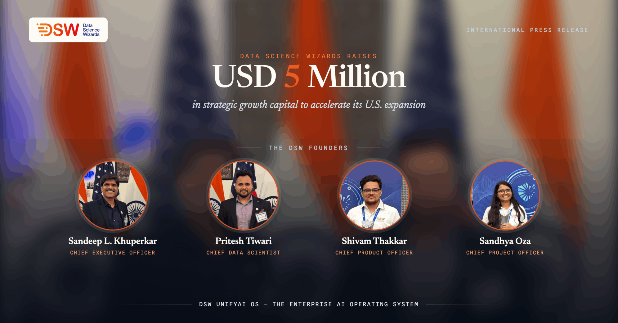 Data Science Wizards Raises USD 5 Million in Pre-Series A Funding to Scale UnifyAI OS, and Accelerate US Expansion