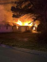 Fire Burns Sussex County Church
