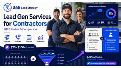 Lead Gen Services for Service Contractors: 2026 Review & Comparison