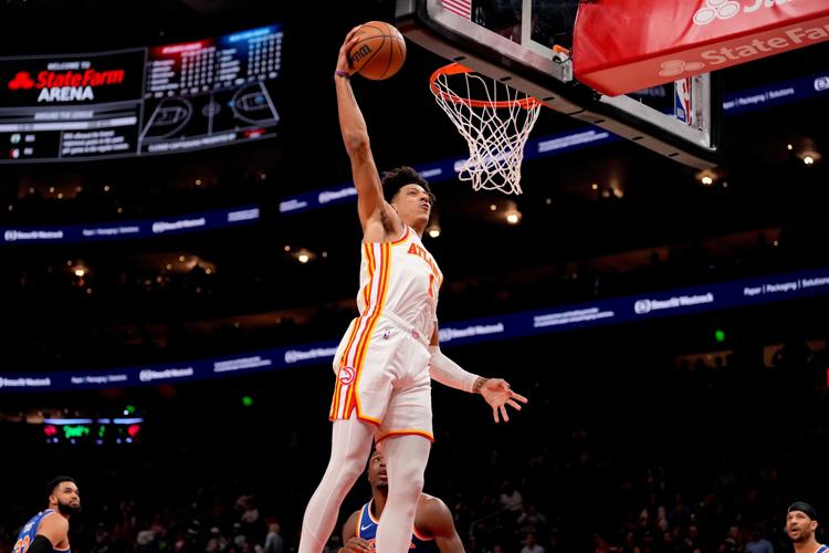 Knicks Hawks Basketball