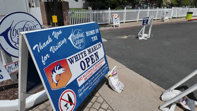 White Marlin Open sign