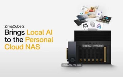 ZimaCube 2 Brings Local AI to the Personal Cloud NAS