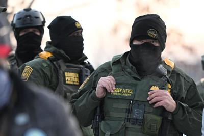 US Immigration Masked Officers