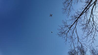 Drone Delivering Medicine