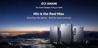 Zendure Debuts SolarFlow Mix Series Across Europe -- Three Home Storage Systems, One Platform, Up to 91% Off the Bill