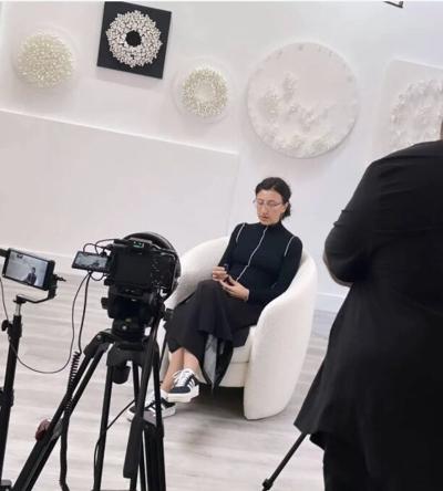 In the Age of AI-Generated Art and Mass Prints, Sculptor Natasha Kanevski Brings Physical Depth Back to Walls With Handcrafted Stone Clay Works