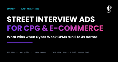 Street Poller Media Expands Authentic Human Content Platform for CPG Brands Ahead of Black Friday