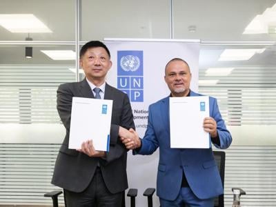 Green Mobility in Africa — UNDP and TAILG Sign MOU for a Green, Low-Carbon Mobility Project to Advance Sustainable Development in Africa and Beyond