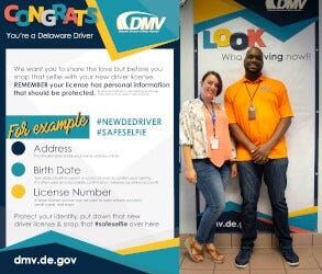 Safe Selfie Zones Installed at Delaware DMVs