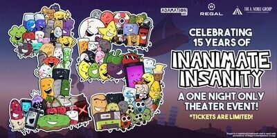 Ticketbud Supports Inanimate Insanity's Theatrical Release to Celebrate 15 years Across 50 Auditoriums, Including Four New Screenings