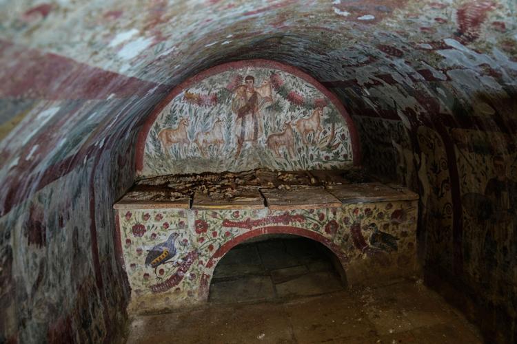 Turkey Tomb Fresco