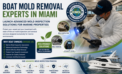 Boat Mold Removal Experts in Miami Launch Advanced Mold Inspection Solutions for Marine Properties