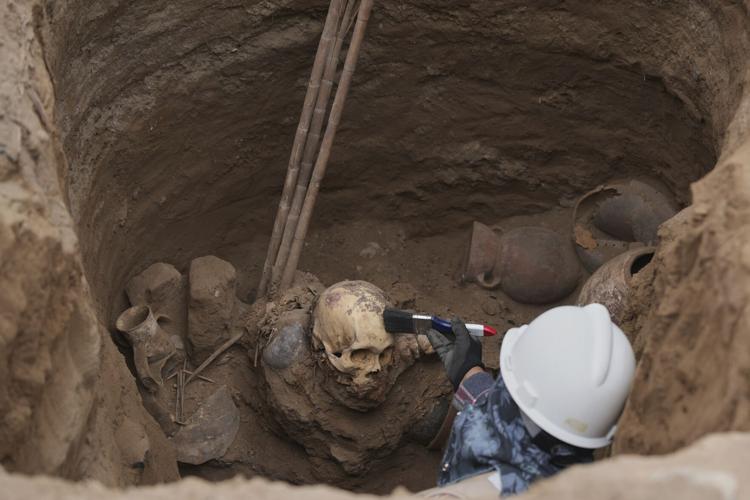 APTOPIX Peru Archaeological Discovery