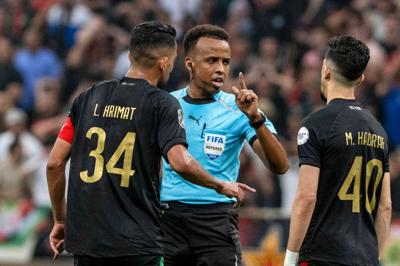 WCup Ref Denied Entry Soccer