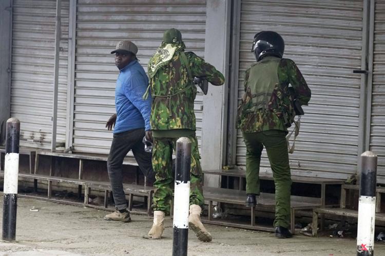 Kenya Police Shooting Photos
