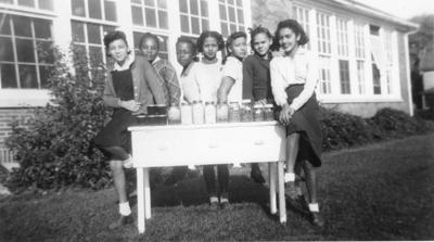 Students at the historic Richard Allen School in Georgetown