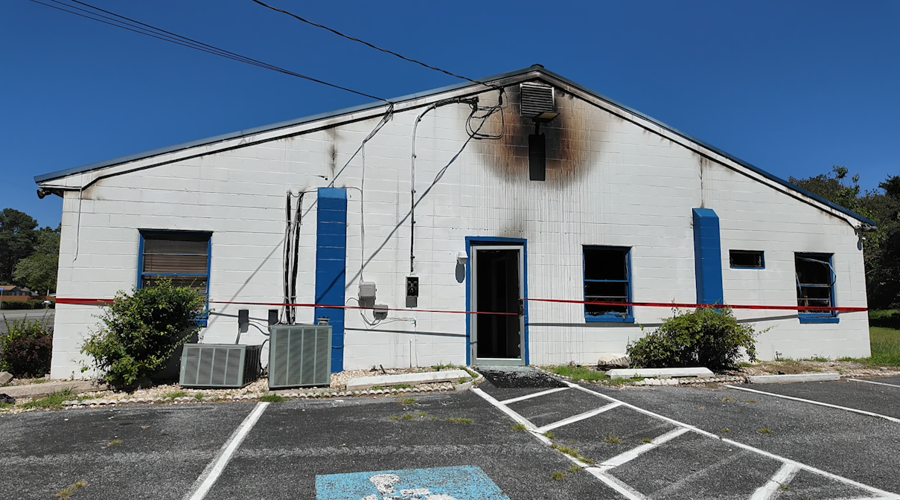Federalsburg Church Fire