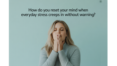 How to Reset Your Mind: Racing Mind Shutdown Methods That Stop Overthinking