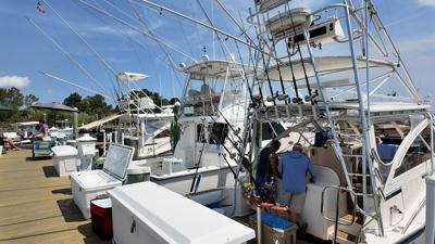 Boats at the Sunset Marina