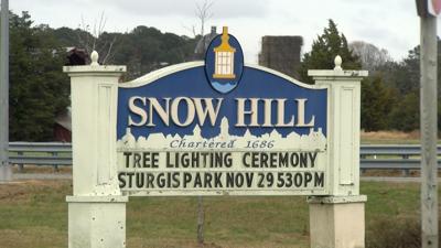Snow Hill Town Sign