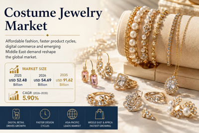 Costume Jewelry Market Poised for Strong Growth as Fast Fashion Meets Digital Retail