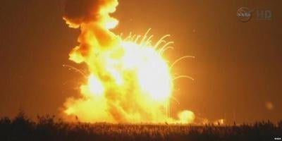 Rocket Explodes Seconds After Liftoff