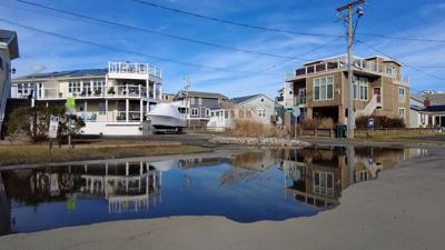 Flooding on Read Ave. in Dewey Beach