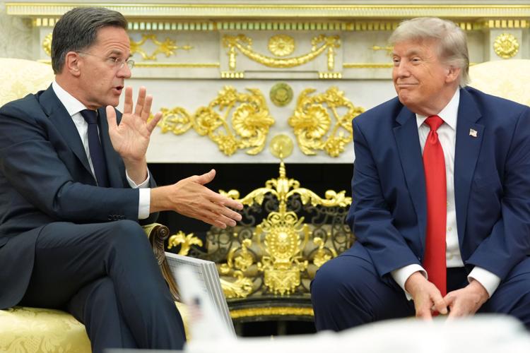Trump NATO Rutte