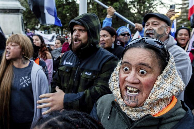 New Zealand Haka Protest