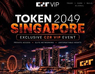 CZR Exchange Returns to Singapore for TOKEN2049 Week with Founder Speaking Appearance and Invitation-Only VIP Event