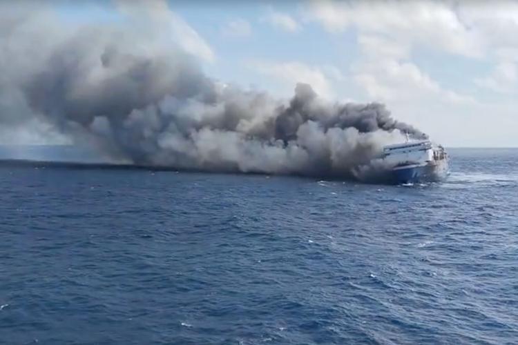 Indonesia Ship Fire