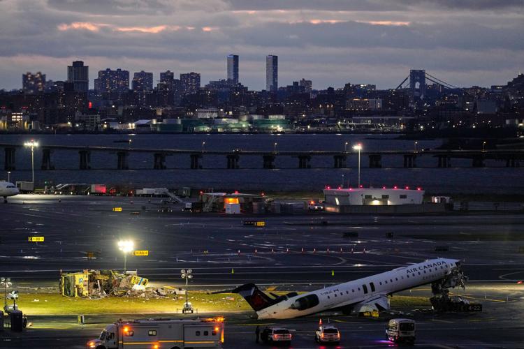 APTOPIX NY LaGuardia Crash