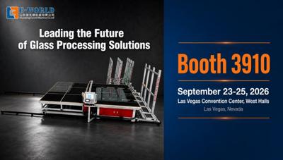 Shandong Eworld Machine Co., Ltd to Exhibit Glass Processing Equipment at Glass Build America 2026