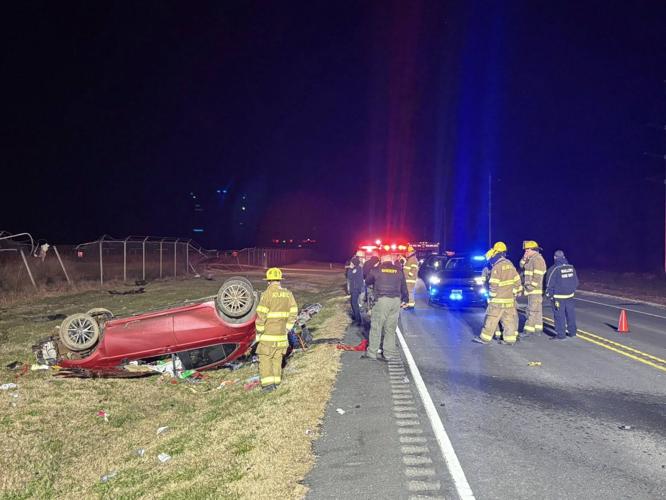 Accomack County rollover crash