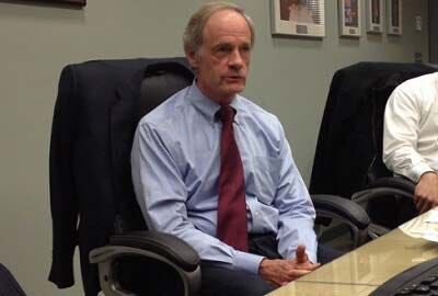 U.S. Sen. Carper Discusses Ebola, ISIS