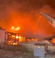 Accomack County firefighters brave blizzard to battle building fire