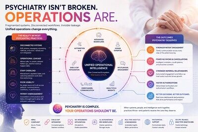 Most psychiatric practices lack a unified operational intelligence layer- often without realizing it