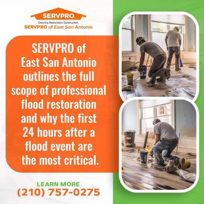 Local professionals detail the stages of water damage restoration