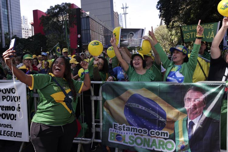 Brazil Bolsonaro Protest