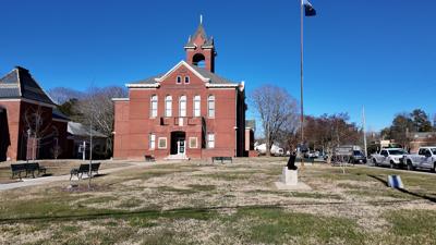 The newly restored Accomac Court Green.