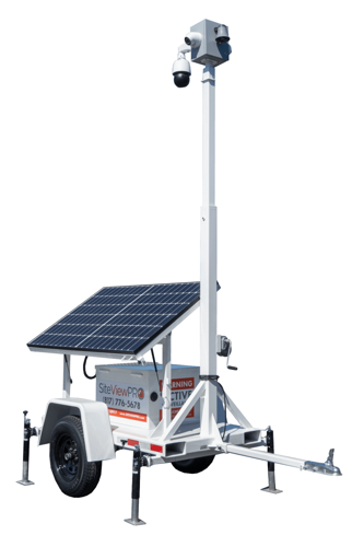 Solar-Powered Mobile Surveillance Trailers for Off-Grid Sites | Site View Pro