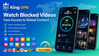 KING VPN Announces Android VPN App Availability for Users in the United States