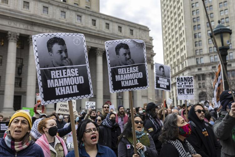 Immigration Lawsuit Palestinian Protest