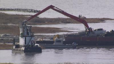 Army Corps Dredging and Jetty Project Begins on Smith Island