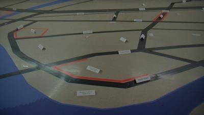 Salisbury Police Use Giant Floor Map For Folk Festival Security Prep