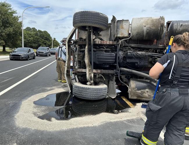 Vehicle Collision in Sussex County Results in Overturned Dump Truck ...